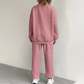 Casual Long Sleeve Knit Pullover & Pants 2-Piece Set