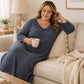 Women's Relaxed Stripe Lounge Dress