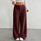 Women's Casual Loose-Fit High-Waisted Pants