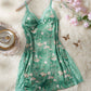 Women's Sexy Lace Trim Split Lingerie