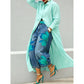 Women's Long Sleeve Button-Down Maxi Shirt Dress