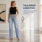 Women's Retro Stretch Wide Leg Jeans