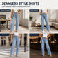 Women's Retro Stretch Wide Leg Jeans