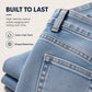 Women's Retro Stretch Wide Leg Jeans