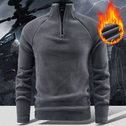 Best Seller🔥 🧥 Insulated fleece jacket with a half-length zipper—perfect for hiking and everyday wear