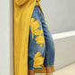 Artistic Flower Wide-Leg Jeans for Women