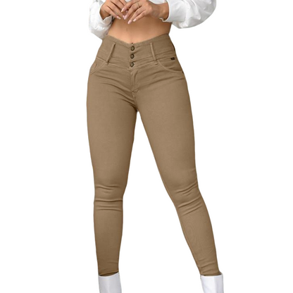 Trending Now 👖 High-Waist Stretch Skinny Pants – Flattering Silhouette & All-Day Comfort for Every Look