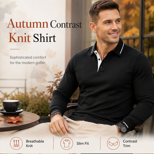 New Arrivals🛍️Men's Long Sleeve Contrast Collar Top