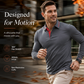 Men's Long Sleeve Contrast Collar Top