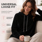 Women's Casual Irregular Hem Hooded Sweatshirt