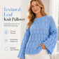 Women's Hollow Out Slouchy Knit Sweater