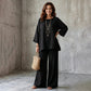 Women's Casual Linen Blend 2-Piece Set
