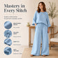 Women's Casual Linen Blend 2-Piece Set