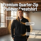 Premium Quarter-Zip Pullover Sweatshirt