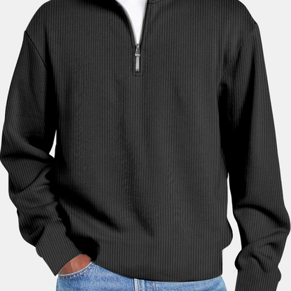 Premium Quarter-Zip Pullover Sweatshirt