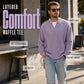 Layered Comfort Waffle Tee