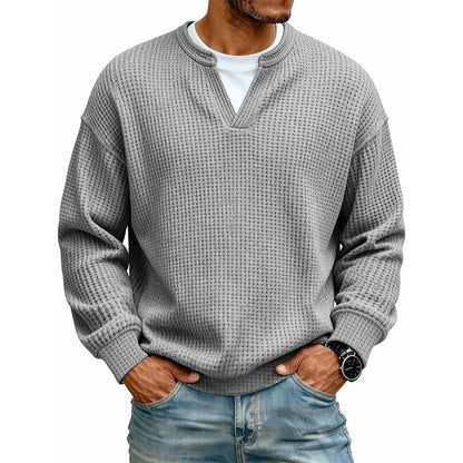 Layered Comfort Waffle Tee