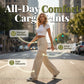 Women's High-Waisted Wide-Leg Cargo Pants