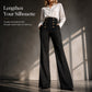 Women's High-Waisted Double-Breasted Pants