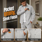 New Arrivals🛍️Men's Waffle Knit Jacket & Pants Two-Piece Casual Set