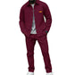 New Arrivals🛍️Men's Waffle Knit Jacket & Pants Two-Piece Casual Set