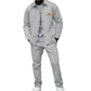 New Arrivals🛍️Men's Waffle Knit Jacket & Pants Two-Piece Casual Set