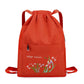 Vintage Foldable Drawstring Backpack for Women