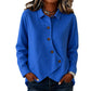 ✨Bestseller 👕 Soft Waffle Knit Top with Irregular Hem – Versatile Colors for Any Casual Occasion