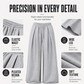 Trending Now⭐👖 Pleated Wide-Leg Sweatpants – Relaxed Fit & Drawstring Waist for Effortless Comfort Style