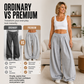 Trending Now⭐👖 Pleated Wide-Leg Sweatpants – Relaxed Fit & Drawstring Waist for Effortless Comfort Style