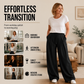 Trending Now⭐👖 Pleated Wide-Leg Sweatpants – Relaxed Fit & Drawstring Waist for Effortless Comfort Style