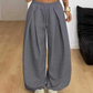 Trending Now⭐👖 Pleated Wide-Leg Sweatpants – Relaxed Fit & Drawstring Waist for Effortless Comfort Style