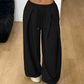 Trending Now⭐👖 Pleated Wide-Leg Sweatpants – Relaxed Fit & Drawstring Waist for Effortless Comfort Style