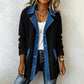 Bestseller🏆🧥 Denim Patchwork Casual Jacket – Effortless Layering & All-Day Comfort for Every Look