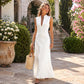 Bestseller🏆👗 Deep V-Neck Sleeveless Maxi – Timeless Silhouette & Effortless Elegance for Every Occasion