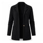 ✨ Elevated Everyday Comfort | Women's Lapel-Collar Knit Cardigan
