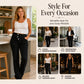Women's High-Waisted Crossover Asymmetric Jeans