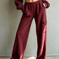 Women's High Waisted Drawstring Pants