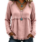 Bestseller🏆👚 Tassel V-Neck Blouse – Timeless Silhouette & All-Day Comfort for Every Look