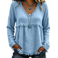 Bestseller🏆👚 Tassel V-Neck Blouse – Timeless Silhouette & All-Day Comfort for Every Look