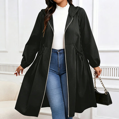 Bestseller🏆🧥 Mid-Length Hooded Jacket – Timeless Silhouette & All-Day Comfort for Every Occasion
