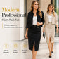 Bestseller🏆👔 Modern 2-Piece Skirt Suit – Timeless Silhouette & All-Day Comfort for Every Occasion