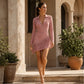 Bestseller🏆👗 Fringe Trim Long Sleeve Dress – Timeless Silhouette & All-Day Comfort for Every Look