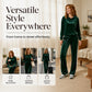 Bestseller🏆👚💕 Velvet Hooded Sweatshirt & Pants Set – Timeless Comfort & Effortless Style for Every Occasion