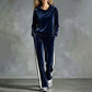 Bestseller🏆👚💕 Velvet Hooded Sweatshirt & Pants Set – Timeless Comfort & Effortless Style for Every Occasion