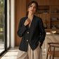 Bestseller🏆🧥 Breathable V-Neck Cardigan – Timeless Silhouette & All-Day Comfort for Every Look