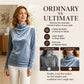 🧥Seasonal Style - Loose Fit Turtleneck Long Sleeve – Cozy Warmth & Timeless Silhouette for Cool Days