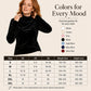 🧥Seasonal Style - Loose Fit Turtleneck Long Sleeve – Cozy Warmth & Timeless Silhouette for Cool Days