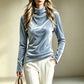 🧥Seasonal Style - Loose Fit Turtleneck Long Sleeve – Cozy Warmth & Timeless Silhouette for Cool Days