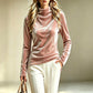 🧥Seasonal Style - Loose Fit Turtleneck Long Sleeve – Cozy Warmth & Timeless Silhouette for Cool Days